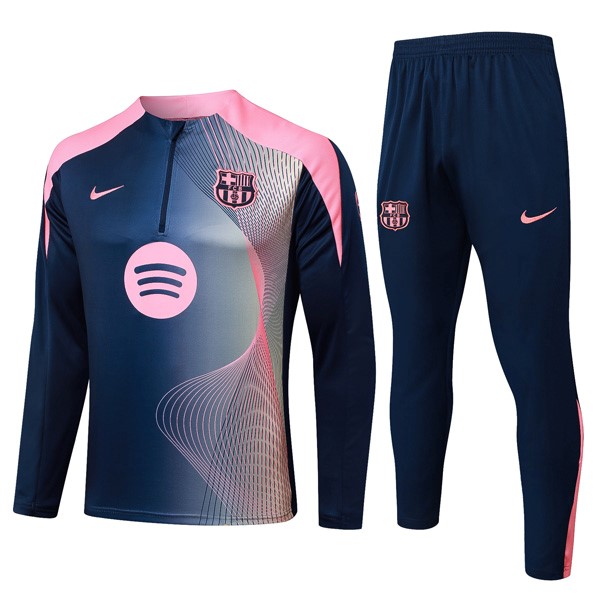 Sudadera De Training Barcelona 2026/27 Azul Rosa